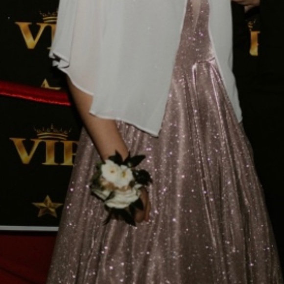 Glitter Prom Dress - Picture 12 of 13